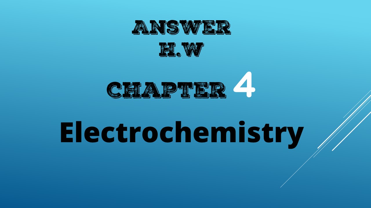 Answer HW Chapter(4)